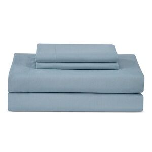 Shawna King Sheet Set Soothing Periwinkle Gray 4 Piece New (Out of Box NEW)